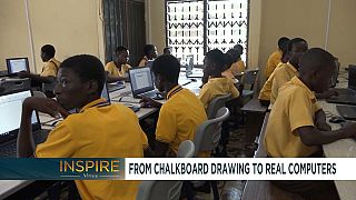 From chalkboard drawing of Ms Word to real computers [Inspire Africa]