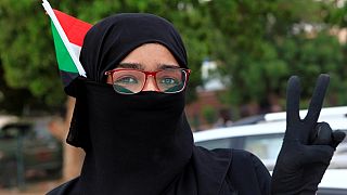 Artists re-painting Sudan's sit-in yard