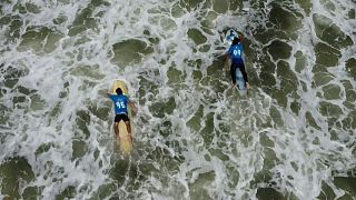Gaza surfers ride the waves in 'first' Palestinian event