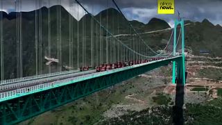 World's tallest bridge completes load test in South West China