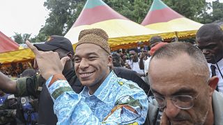 France star striker Kylian Mbappe's three day visit to Cameroon ends