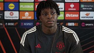 Patrick Dorgu, says he’s settling in to life at Manchester United 