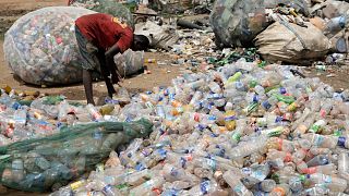 Protesters urge strong action on plastic pollution at UN talks