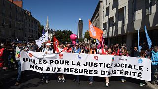 Protests erupt in Nantes over Macron’s public service cuts