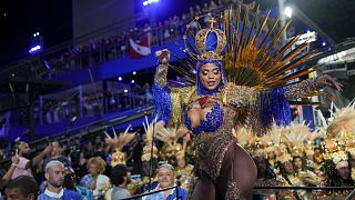 Top scoring samba schools return to Rio's Sambadrome for champion's parade