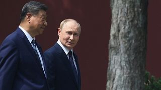 Xi Jinping welcomes Vladimir Putin for talks in Beijing