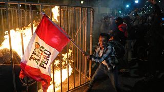 Protests erupt in Peru as demonstrators demand president’s resignation