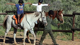 In Namibia, horse-riding becomes therapy for children with special needs