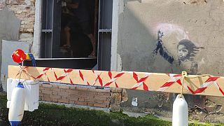 Venice's Banksy mural 'Migrant Child' removed for renovation and restoration
