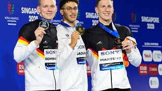 Tunisia's Ahmed Jaouadi triumphs in 800m freestyle at championships