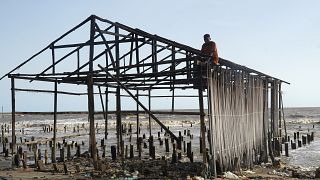 Ayetoro: The Nigerian coastal town drowning under seawater